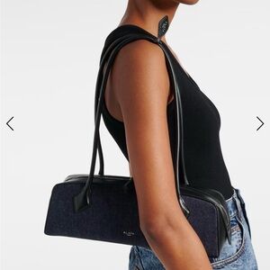 Alaia le teckel bag medium denim